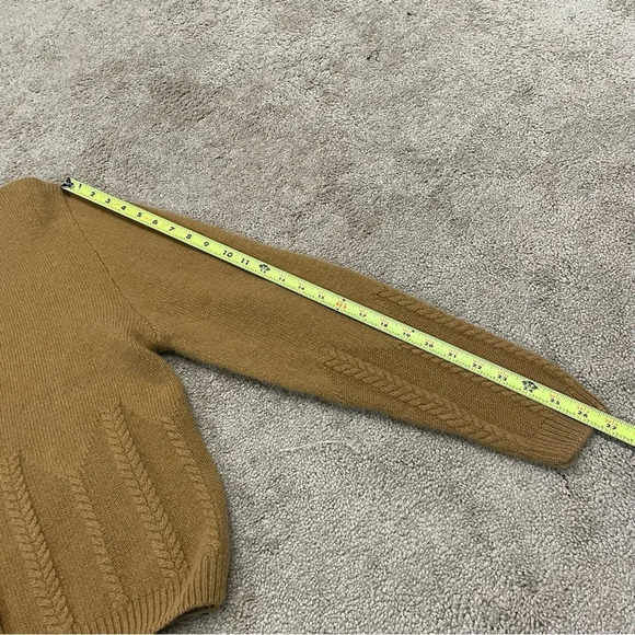 OBR Vintage Lambswool Angora Rabbit hair Crop Cardigan Sweater Made in Hong Kong - Picture 11 of 13